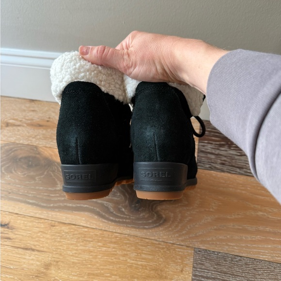 SOREL Evie Cozy Lace Boots Women's size 10 Jet Black nwt - Picture 10 of 12